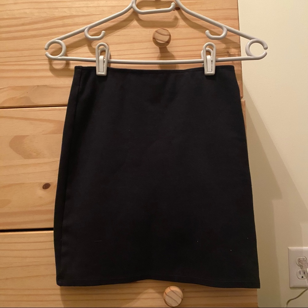 Abercrombie black mini pencil skirt